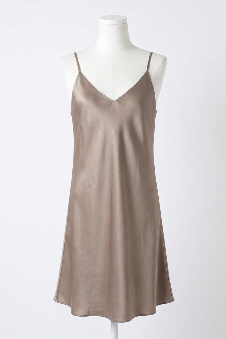 NEW LAFAYETTE 148 women's new york silk charmeuse bias tank in hickory